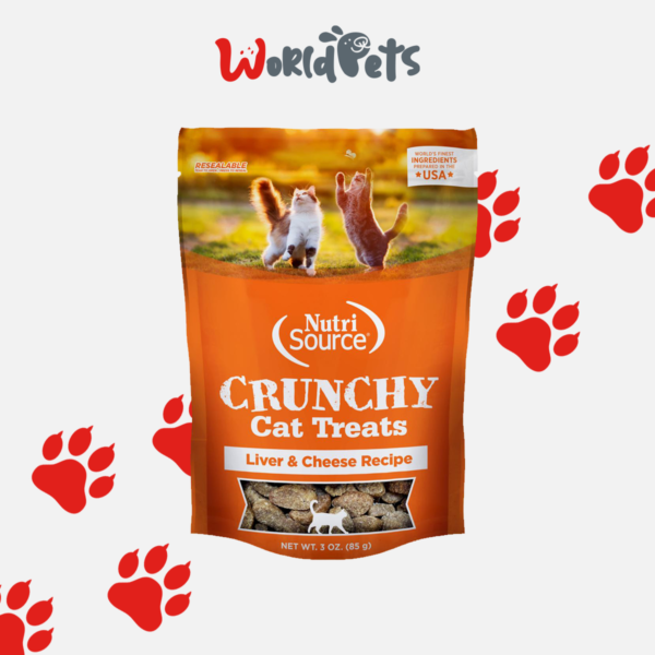 Delicias crujientes de hígado y queso para gatos