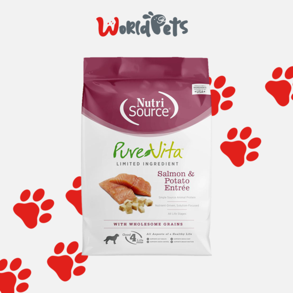 PureVita Alimento seco para perros con salmón y papa